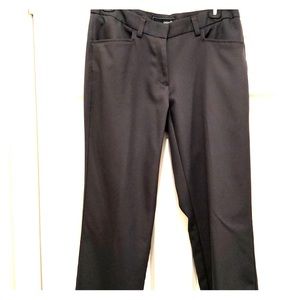 Charcoal gray career pants